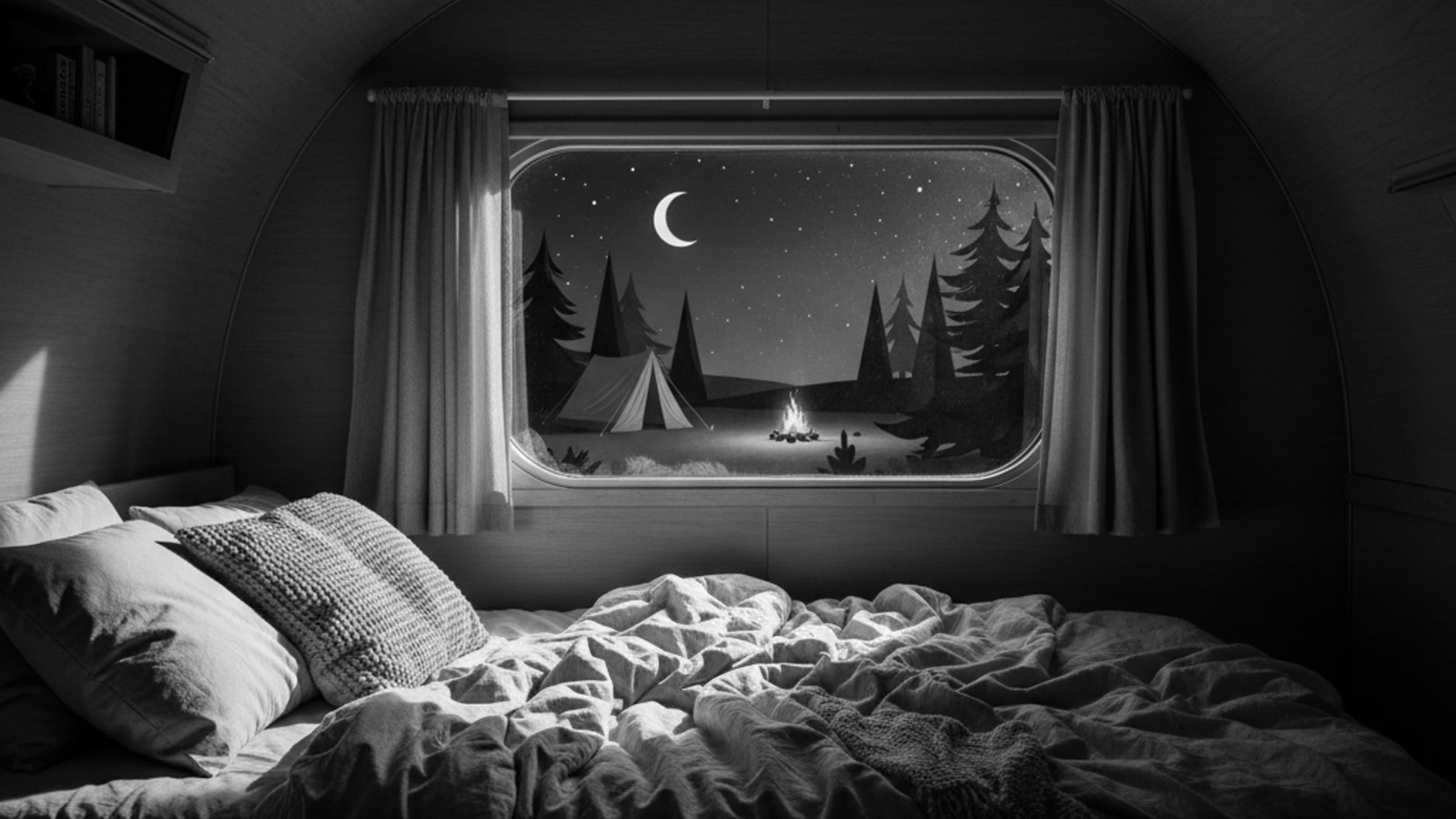 Spánek v karavanu a na kempování